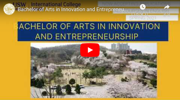 Bachelor of Arts in Innovation and Entrepreneurship at The International College